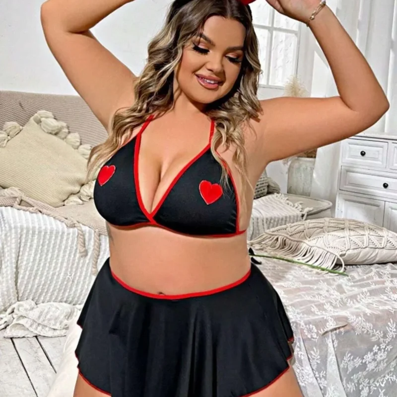 Fantazi Kalpli Mini Etekli Babydol Gecelik